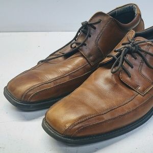 Dockers Brown Leather Oxfords Dress Shoes 10.5